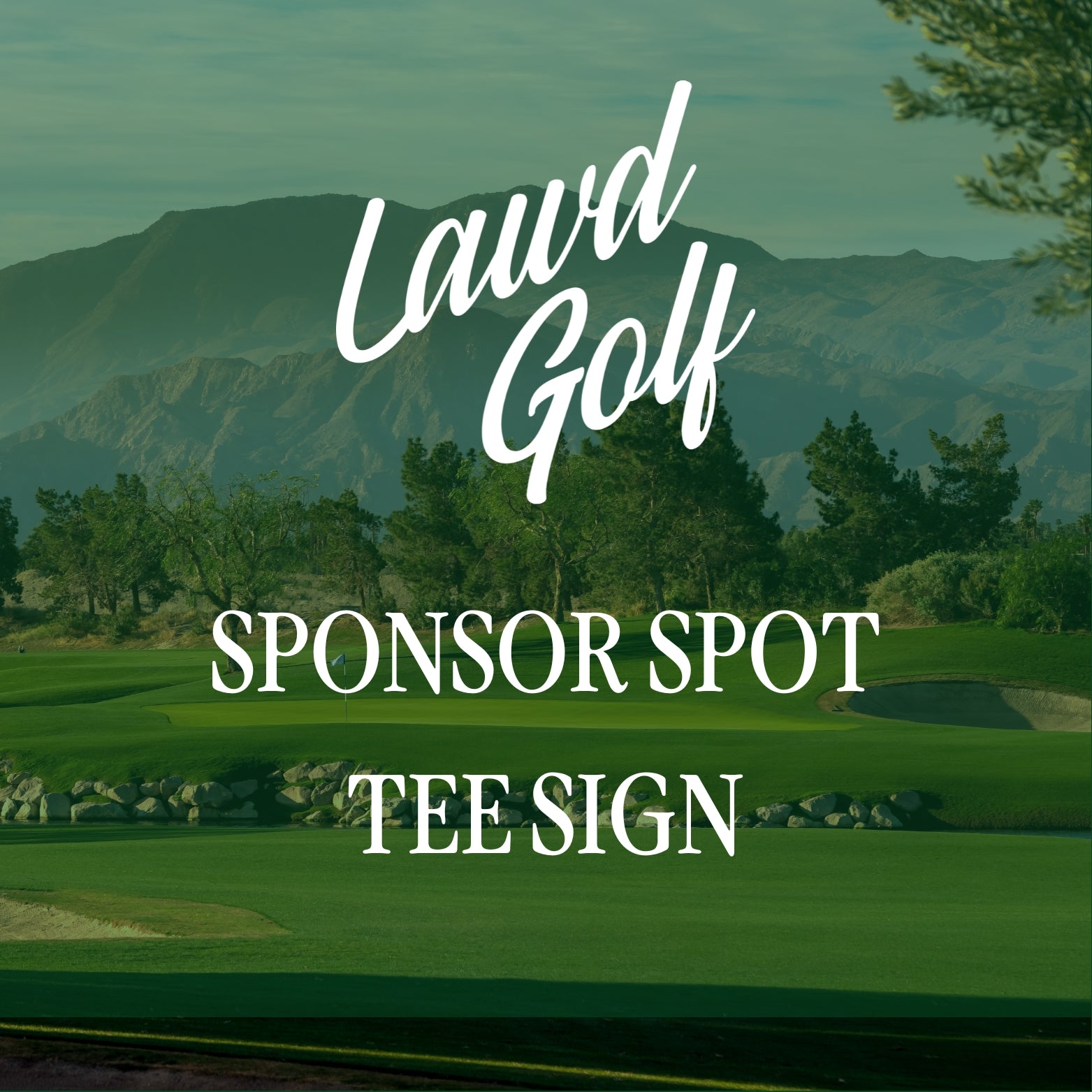 Golf Sponsor Spot (TEE SIGN) | Classic Club Golf Course