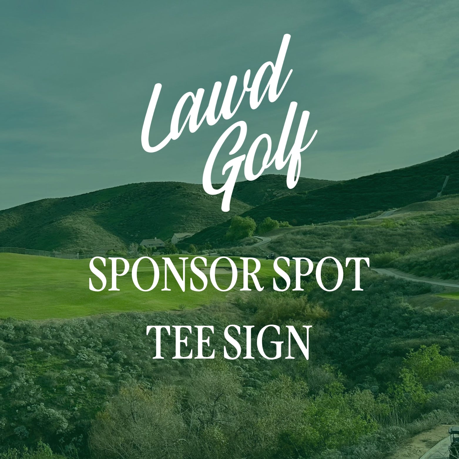 Golf Sponsor Spot (TEE SIGN) | Hidden Valley Golf Course