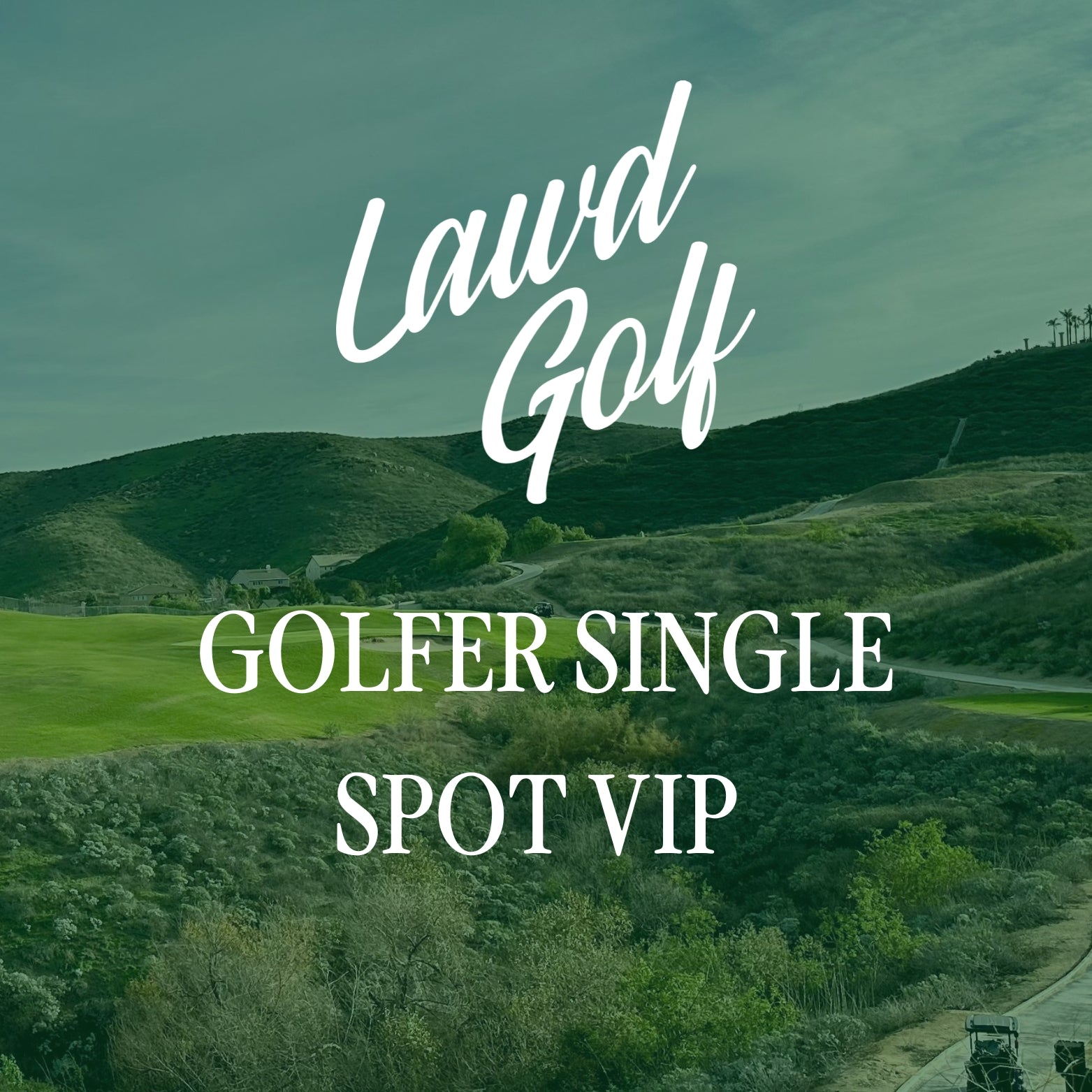 Golfer Single Spot (VIP) | Hidden Valley Golf Course